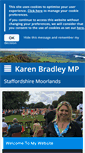 Mobile Screenshot of karenbradley.co.uk